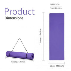 Yoga-1 - Kono TPE Non-slip Classic Yoga Mat - Purple