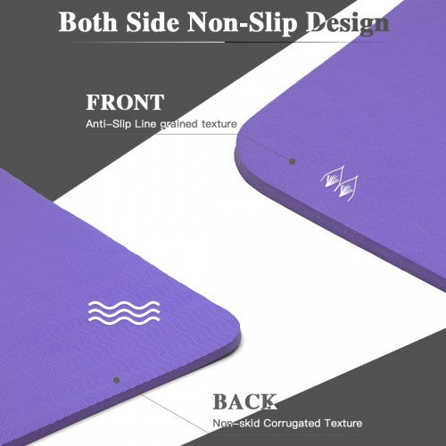 Yoga-1 - Kono TPE Non-slip Classic Yoga Mat - Purple