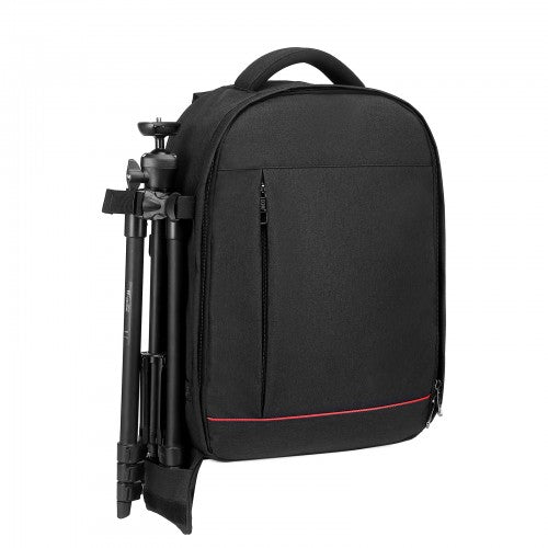 E6928 - Kono Water Resistant Shockproof DSLR Camera Backpack - Black